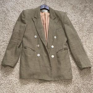 BERGFORF GOODMAN SILK WOOL BLAZER VINTAGE